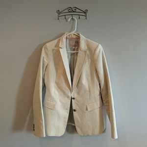 Banana Republic Classic Fit Natural Linen Blazer